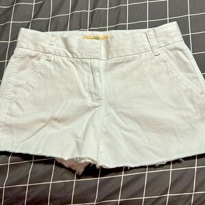 J. Crew White Jean Shorts